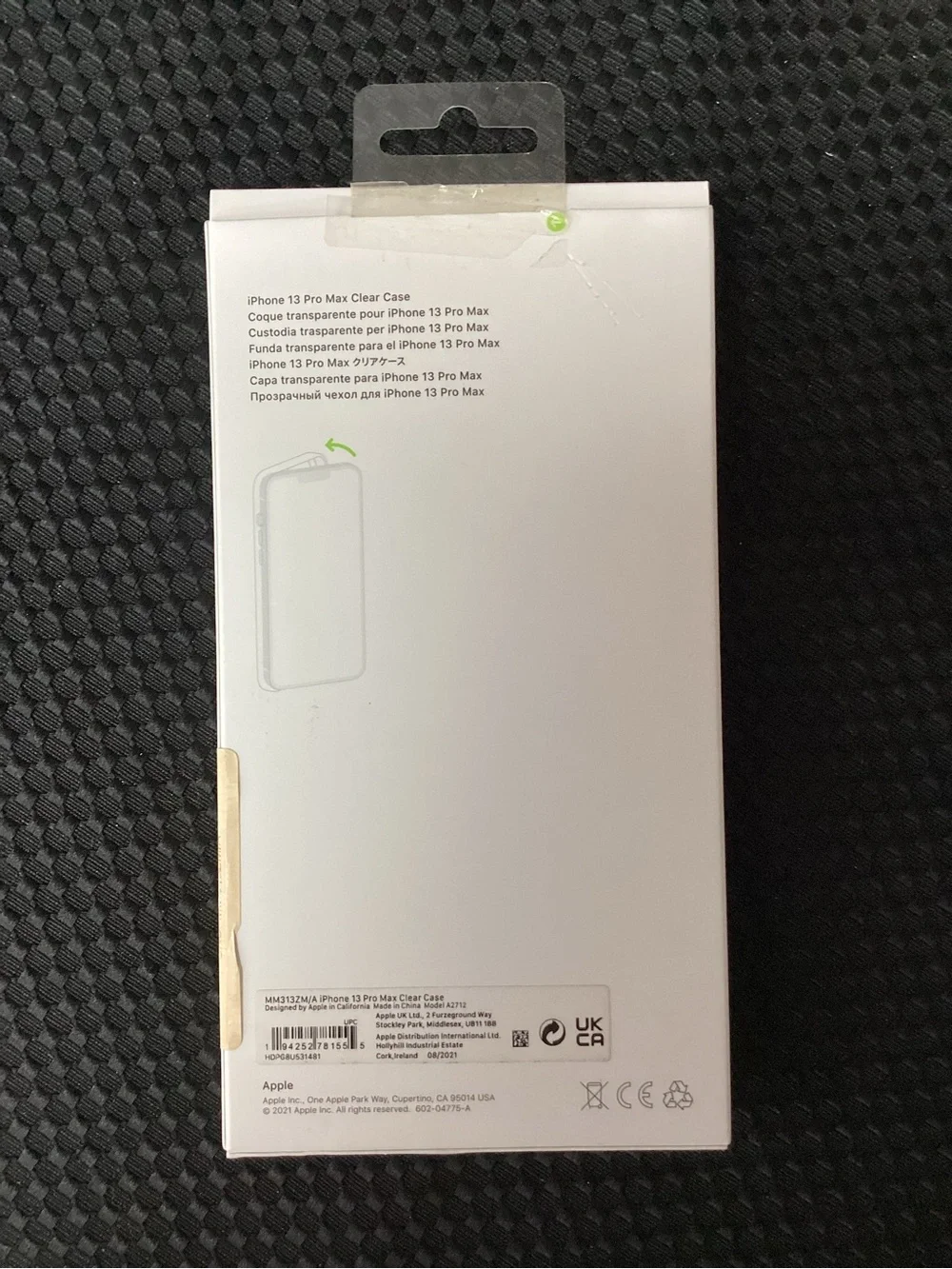 Apple Clear MagSafe Case for iPhone 13 Pro Max - Transparent